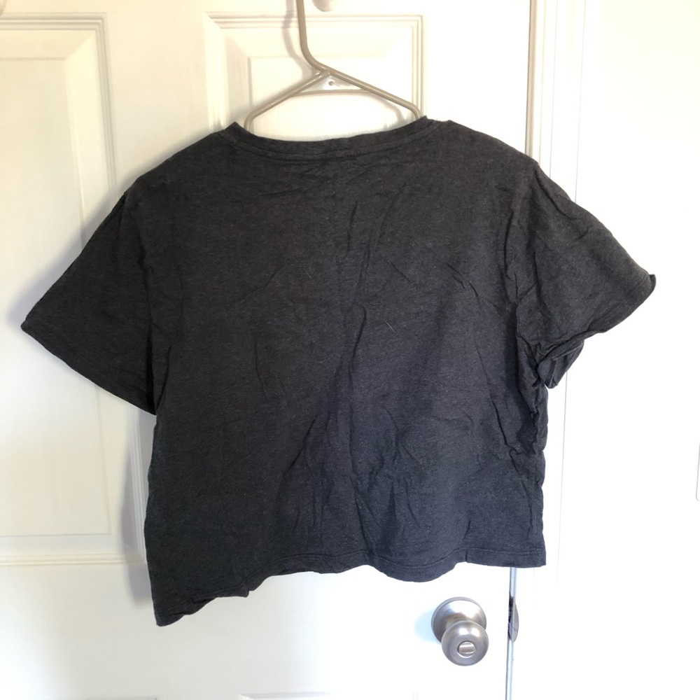 Everlane Charcoal Grey Organic Cotton Boxy T-Shirt